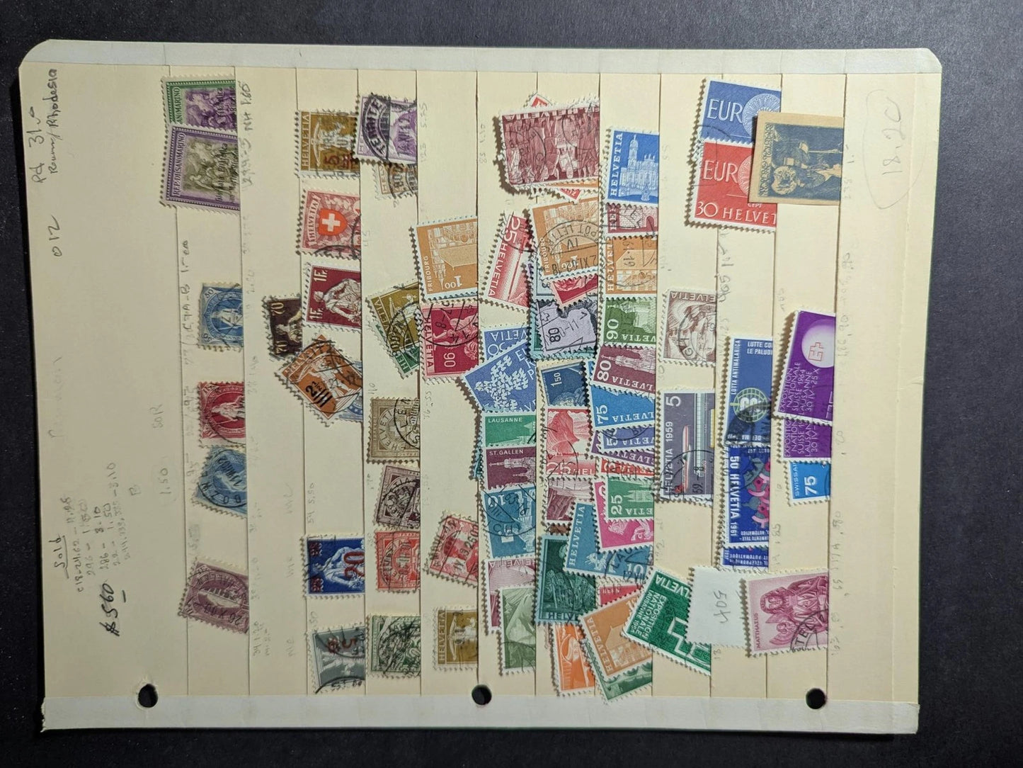 Quantity Mostly OLD Stamps -Various Countries Many No Longer Exist -192 Photos