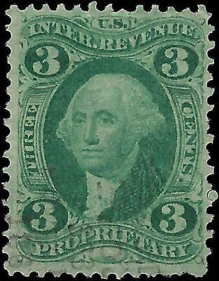 VEGAS - 1862-71 Revenue - Scott R18c - Solid - Centering!