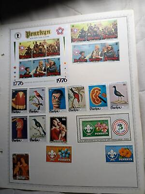 Large Lot of International Stamps on Album pages! - M&U - See ~348 Photos!