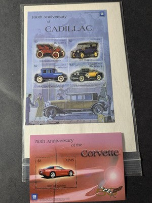 Box of Misc International Stamps, Souvenir Sheets & More - 94 Photos