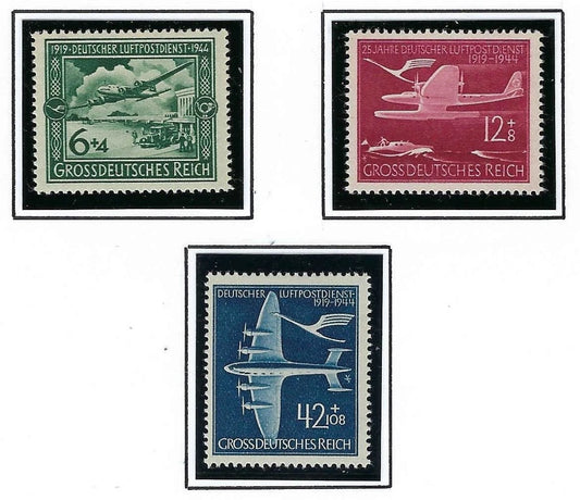 1944 Germany - Sc# B252A-B252C - MNH, Undisturbed OG - Post Office Fresh!