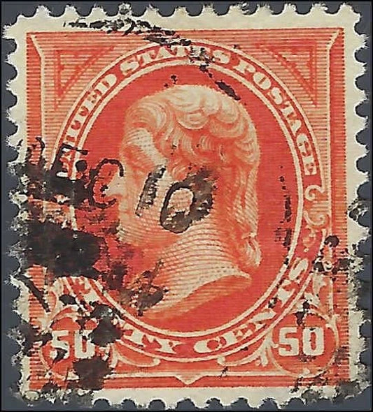 1895 USA - Scott 275 - 50c - Used - Very Well Centered!