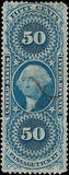 VEGAS - 1862-71 Revenue - Scott R61c - Light Cancel - Solid - Sharp Color