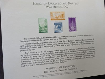 Philatelic Show placards Incl. Bureau of Engraving Printing (BEP) - See 9 Photos