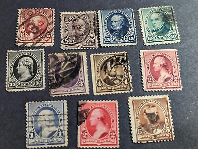 VEGAS - 1890-93 Short Set - Scott 219-228 - Used