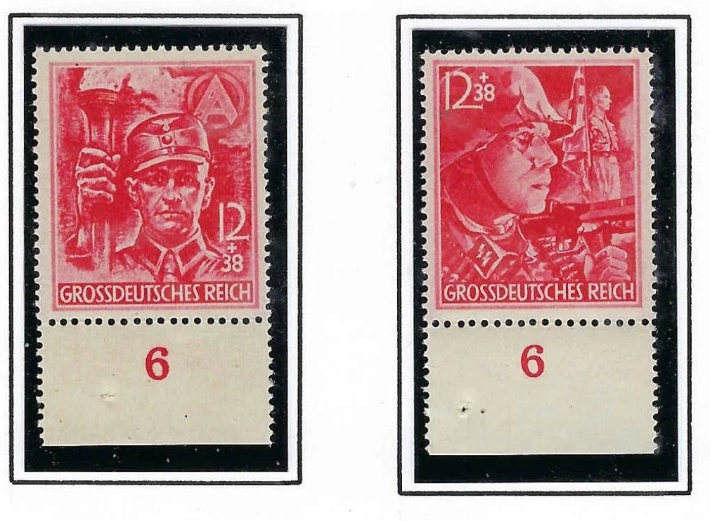 1945 Germany - Sc# B292-B293 - MNH, Undisturbed OG - Post Office Fresh!