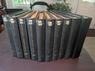 1932-84 White Ace Albums with USA Pages with Useful Mounts in Place! -No Stamps