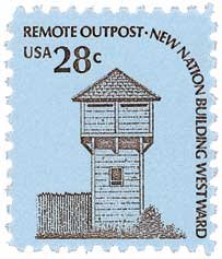 1978 Fort Nisqually Single 28c Postage Stamp, Scott1604, MNH, OG
