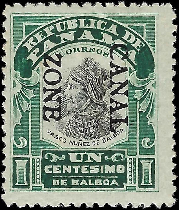 1906 USA Canal Zone - Scott 22 - MH, OG - Light Crease