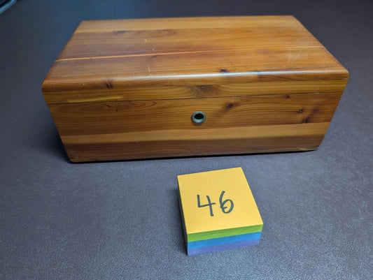 Attrractive Vintage Lane Cedar Dresser Jewelry Trinket Chest - Free Shipping -46