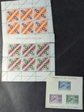 Box of Misc International Stamps, Souvenir Sheets & More - 53 Photos