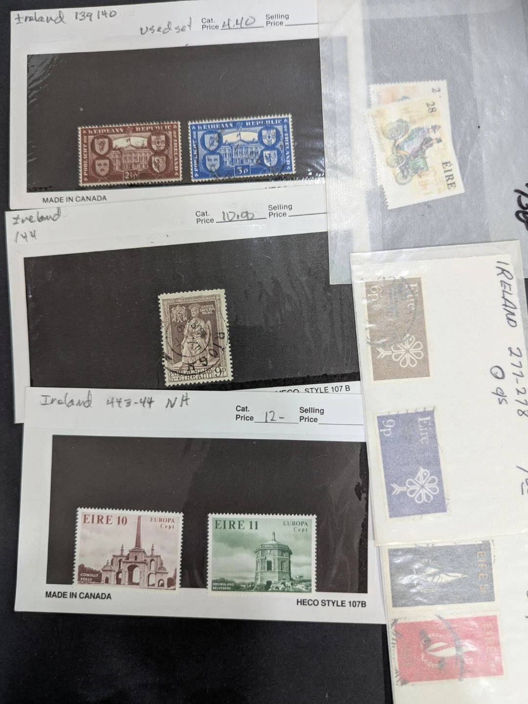 Quantity of Ireland Stamps - Unchecked -Some Better - Many Sets - See 35 Photos