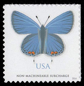 2016 Eastern Tailed-Blue Single Stamp 68c (Non-Machinable Rate), Sc#5136, MNH,OG