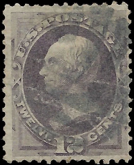 1870 USA - Scott 151 12c 12c Clay - Cat= $200!