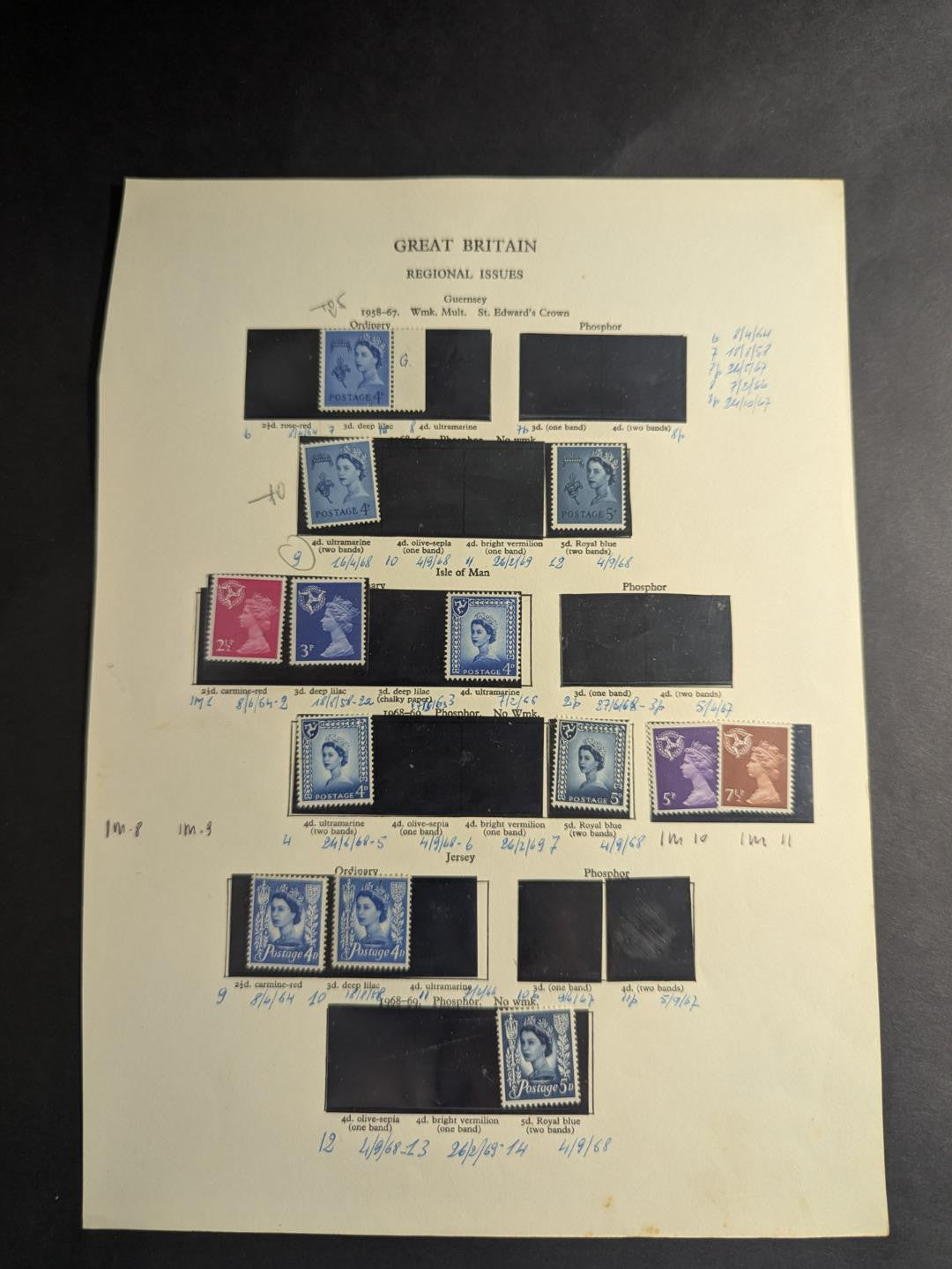 Great Britain Regional Issues Collection - Queen Elizabeth -Mostly MNH ~5 Photos