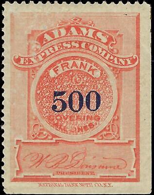 VEGAS - Adams Express Company Parcel Delivery Stamp - Not in Scott Catalog