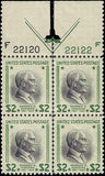c1938 - Scott 833 Top Arrow Plate # Block of 4 - President Harding - MNH, OG