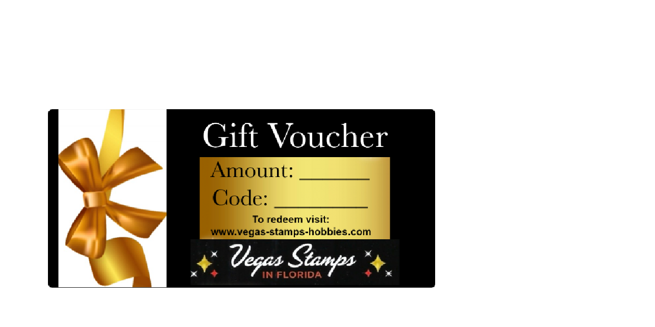 Vegas Stamps and Hobbies Gift Voucher/Card