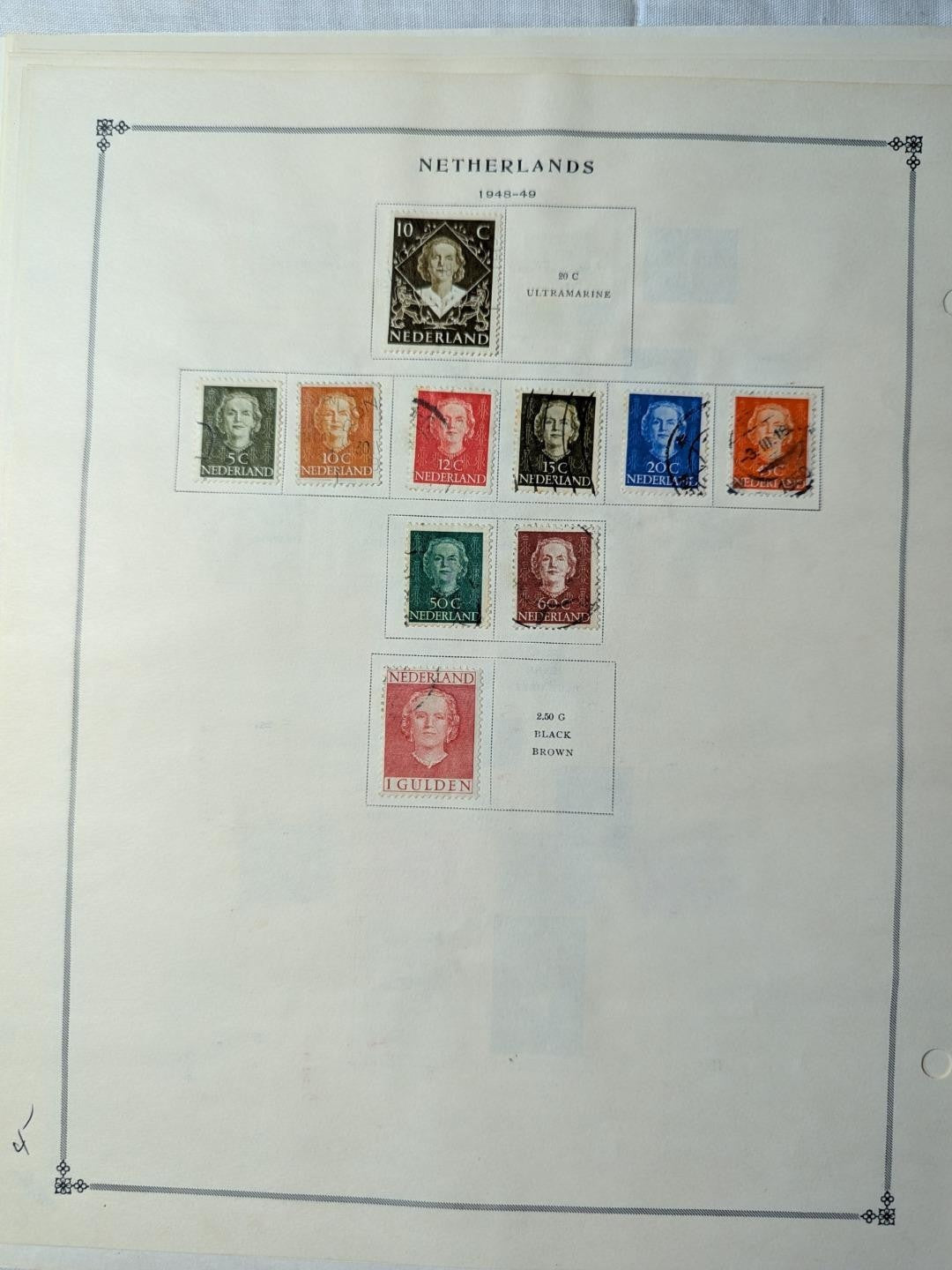 1940-67 Nice Well Filled Netherlands Collection on Scott Pages - 18 Photos