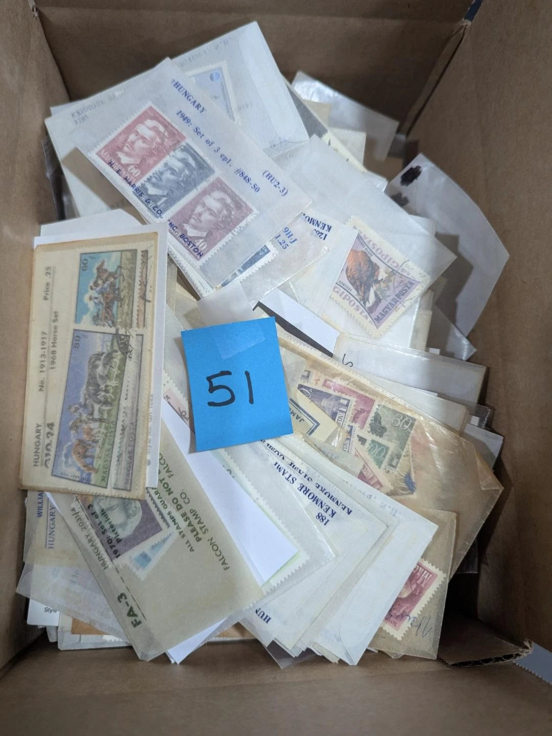 Quantity Hungary Stamps in Bags & Stock Pages Unchecked From Estate! -63 Photos