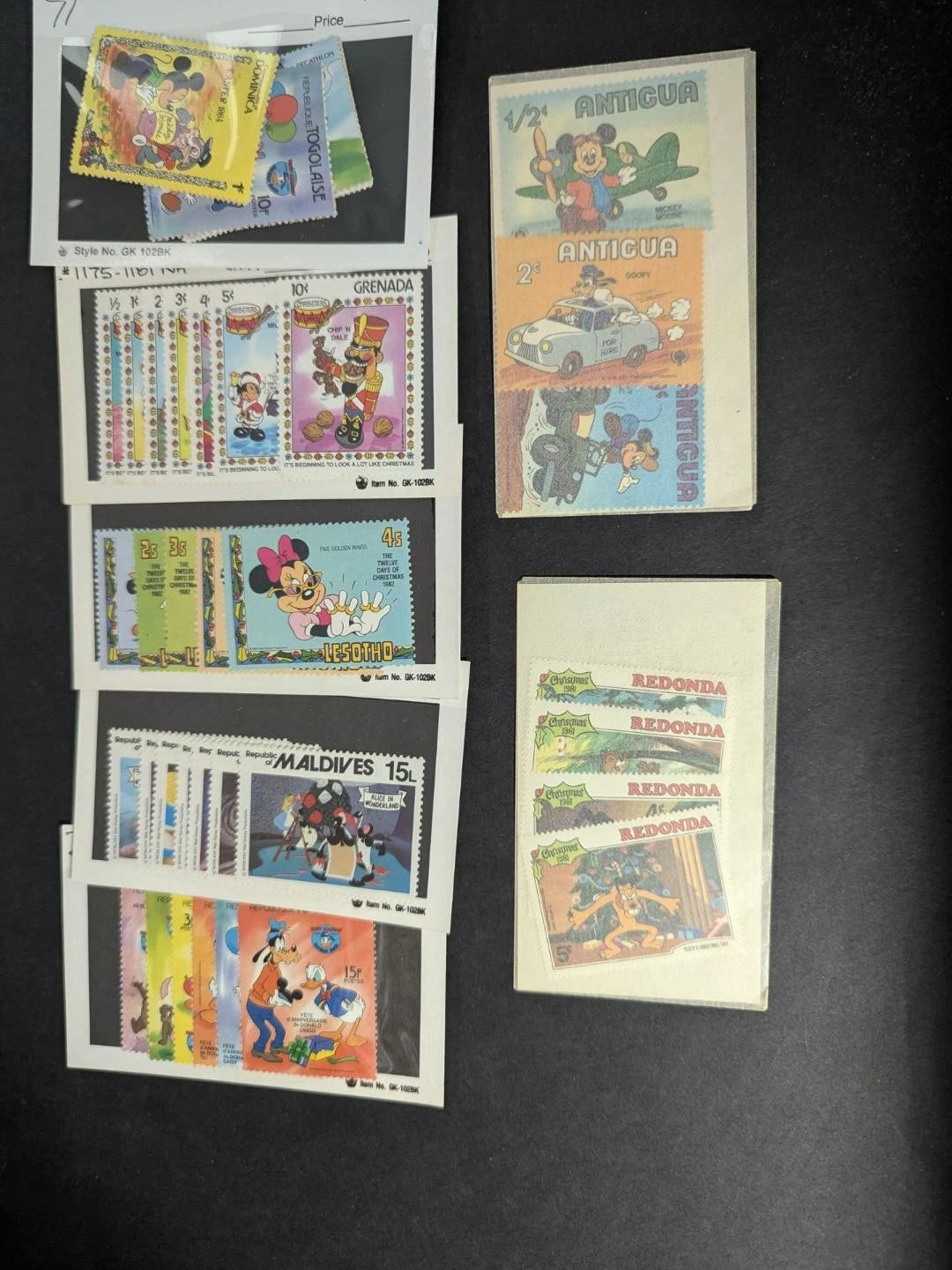 Huge Quantity of Disney Stamps! - Many Sets - Many Different -Sheets - 85 Photos