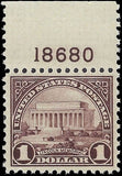 c1923- Scott 571 Lincoln Memorial $1 - MNH, Undisturbed OG - Choice VF-XF!
