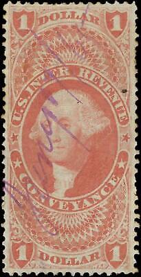 VEGAS - 1862-71 Revenue - Scott R66c - Solid - Centering!