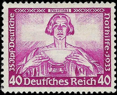 c1933 Germany 40+35pf - Semi-Postal, MH, OG - Scott B57 - Cat= $130