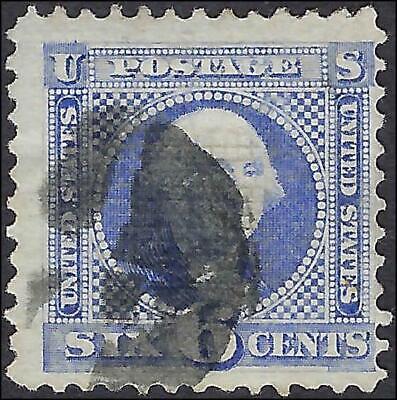 VEGAS - 1869 Washington 6c - Scott 115 - No Significant Flaws - Nice Centering