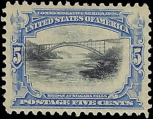 c1901 - #297 5c Pan-American Expo - MH, OG - VF+ Choice Centering!