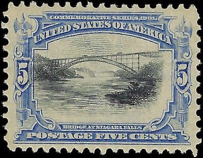 c1901 - #297 5c Pan-American Expo - MH, OG - VF+ Choice Centering!
