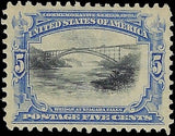 c1901 - #297 5c Pan-American Expo - MH, OG - VF+ Choice Centering!