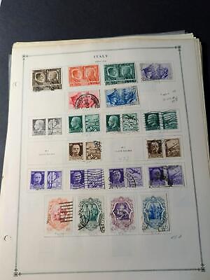 VEGAS - About WW2 to 1992 Italy on Scott Pages - Very Well Filled! - 134 Pics