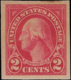 c1923 - Scott #577 (Imperf ) 2c - MH, OG Clean, Fresh with a Crease