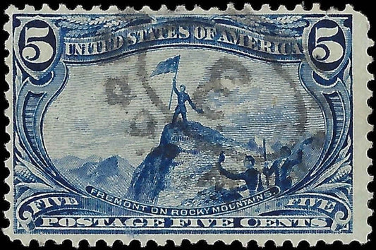 1898 USA - Scott 288 - 5c - Trans-Mississippi - Used - Solid