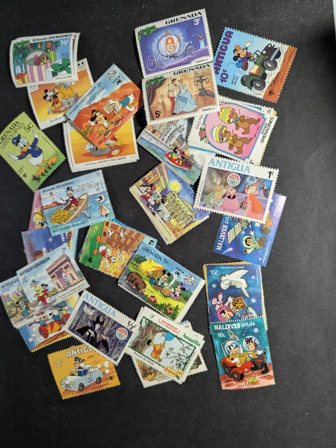 Huge Quantity of Disney Stamps! - Many Sets - Many Different -Sheets - 85 Photos