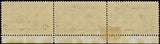 c1911 - #E8 10c Imprint Strip -MH (2 Stamps) - Top Frame Line Missing Error