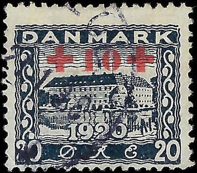 VEGAS - 1921 Denmark - 20o+10o Semi-Postal - Scott B2