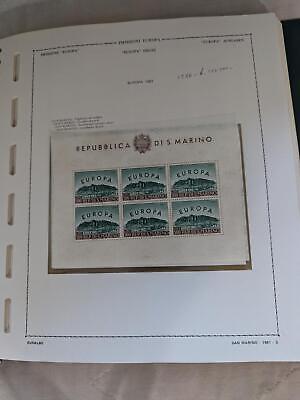 VEGAS - Huge 1960's-90s Europa CEPT Better Sheet Collection - MNH - ~592 Photos!