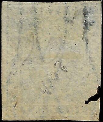 VEGAS - 1860 Tuscany Italy 20c Stamp -Scott 20 Grey Blue? - Cat= $220 - FV568
