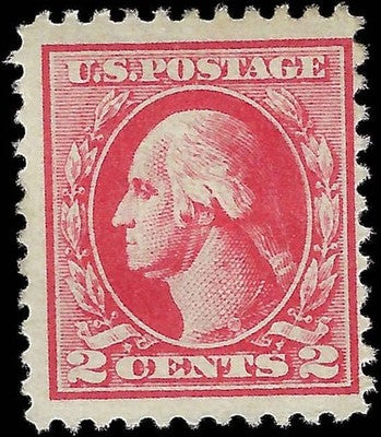 c1920 - USA 2c Washington - Scott 526 (Type 4) - MH, OG - Fresh
