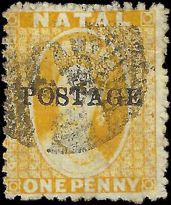 VEGAS - 1875 Natal Queen Victoria 1p - Scott 47 - Perf 12.5 - Scarce
