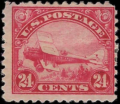 VEGAS - 1923 Biplane 24c - Scott C6 - MH, OG - 2 Mild Thins - Fresh Color!