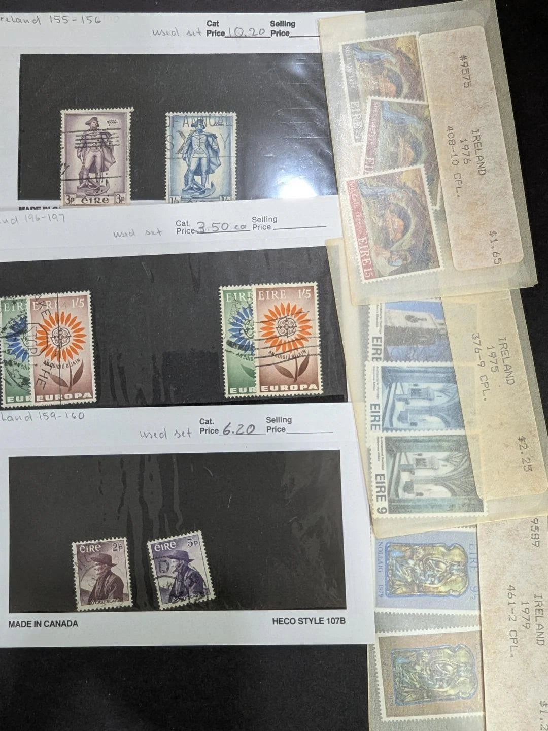 Quantity of Ireland Stamps - Unchecked -Some Better - Many Sets - See 35 Photos