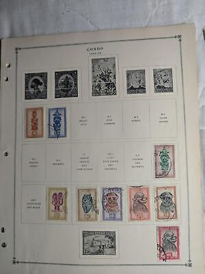 VEGAS - 1886-1971 Congo/Middle Congo on Scott Pages - M&U - Read - ~32 Photos!