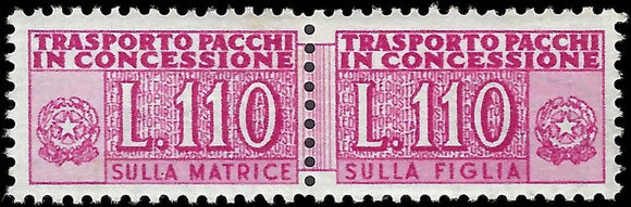 c1953 - Italy Parcel Authorized Delivery - Scott # QY4, MNH, Undisturbed OG