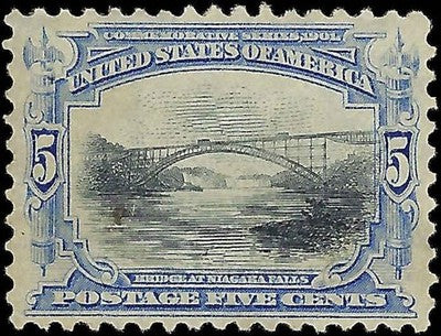 c1901 - Scott 297 5c Pan-American Stamp - MNH, OG - Well Centered!