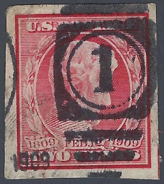1909 USA - Scott 368 - 2c - Used - Good Centering - Solid