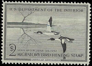 VEGAS - 1956 Duck Hunting Stamp - Scott RW23 - MNH - Undisturbed Gum - Nice!