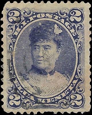VEGAS - 1890 Hawaii 2c - Scott 52 - Very Light Cancel - Nice!